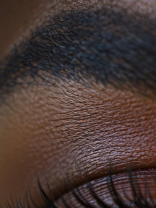 TruthScan detected a 97% chance this close-up of human eye is AI-generated. Posted by @levelsio