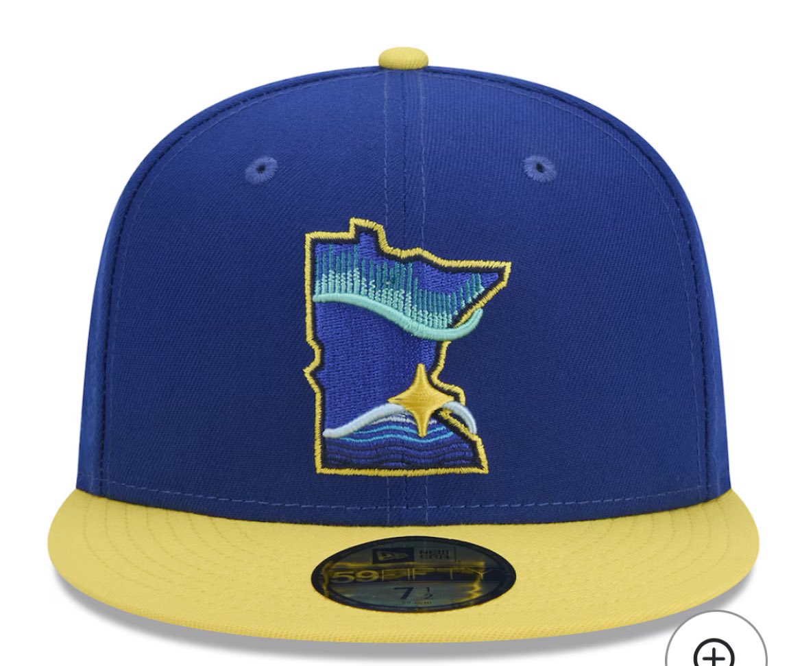 TruthScan detected a 26% chance this blue and yellow Minnesota Twins City Connects baseball cap is AI-generated. Posted by @AJDefinedBSBL